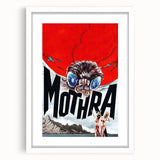 Classic 60s Movie Prints - Mothra Vintage Sci-Fi Film Poster