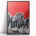 Classic 60s Movie Prints - Mothra Vintage Sci-Fi Film Poster