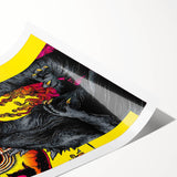 Classic 60s Movie Prints - Mothra vs. Godzilla Vintage Poster