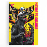 Classic 60s Movie Prints - Mothra vs. Godzilla Vintage Poster