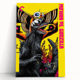 Classic 60s Movie Prints - Mothra vs. Godzilla Vintage Poster