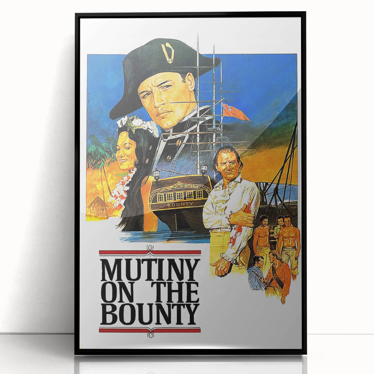 Classic 60s Movie Prints Mutiny on the Bounty Vintage Film Poster