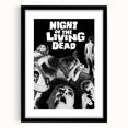 1960s Movie Posters Night of the Living Dead Retro Horror Film Print