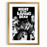 1960s Movie Posters Night of the Living Dead Retro Horror Film Print