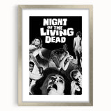 1960s Movie Posters Night of the Living Dead Retro Horror Film Print