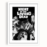 1960s Movie Posters Night of the Living Dead Retro Horror Film Print