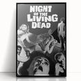 1960s Movie Posters Night of the Living Dead Retro Horror Film Print