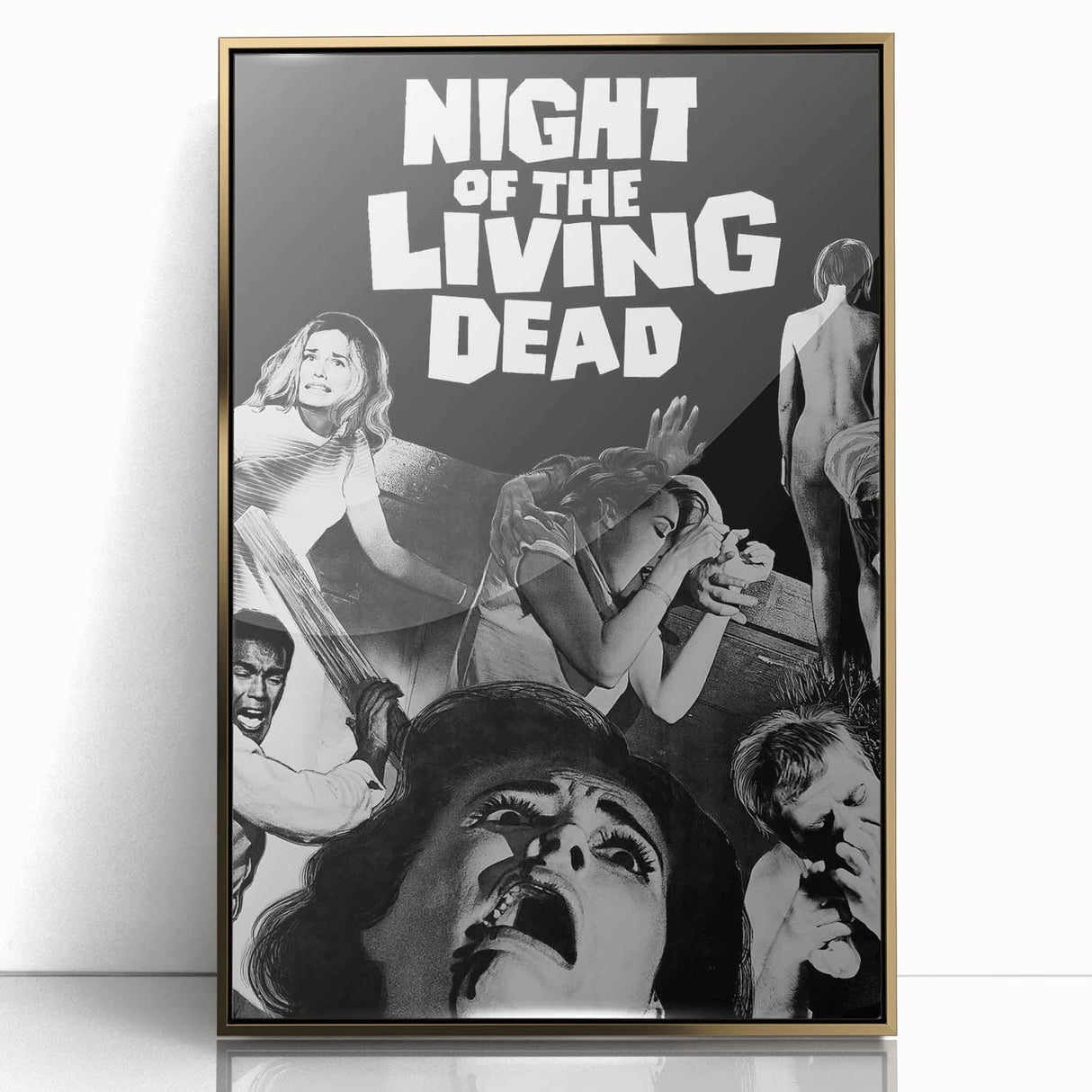 1960s Movie Posters Night of the Living Dead Retro Horror Film Print
