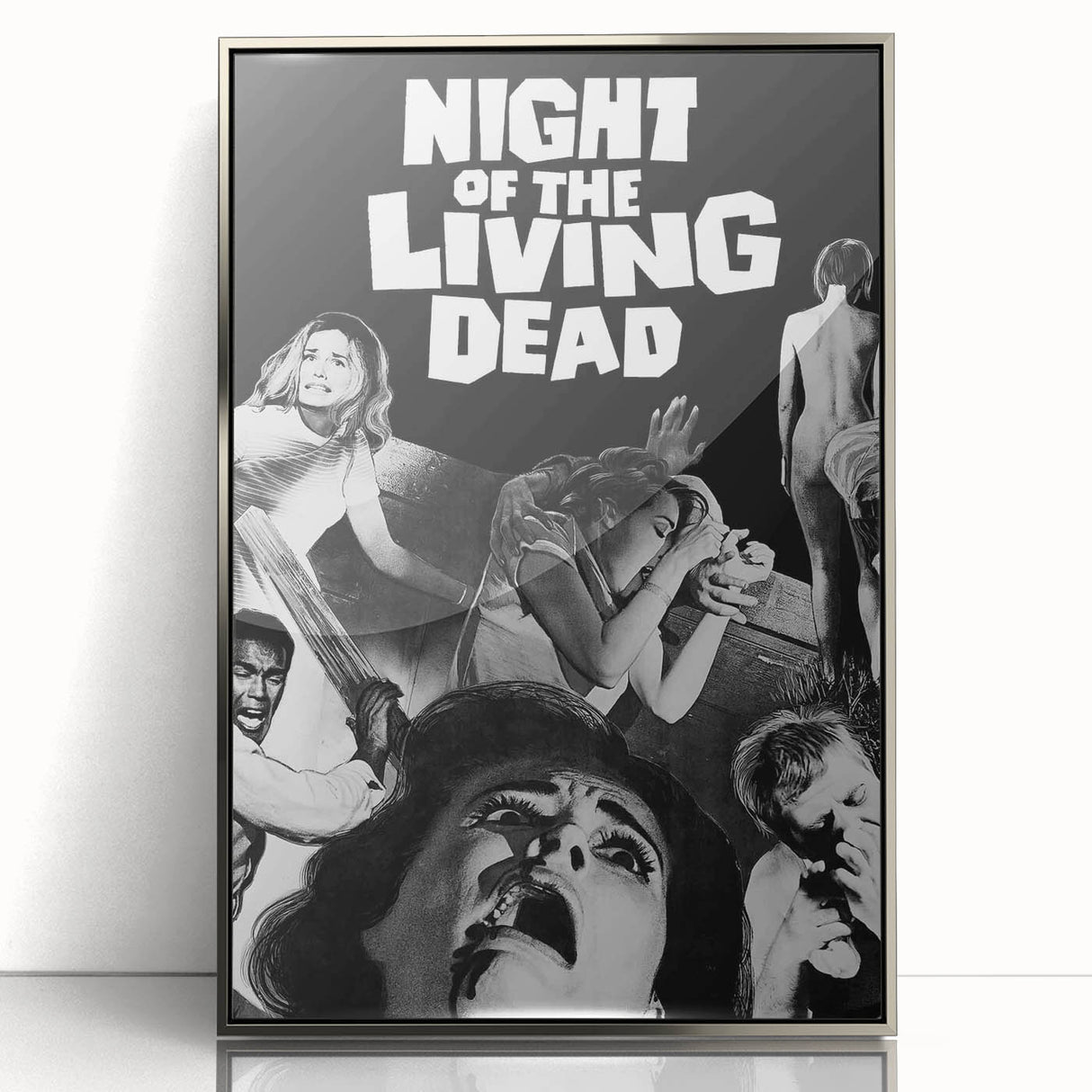 1960s Movie Posters Night of the Living Dead Retro Horror Film Print