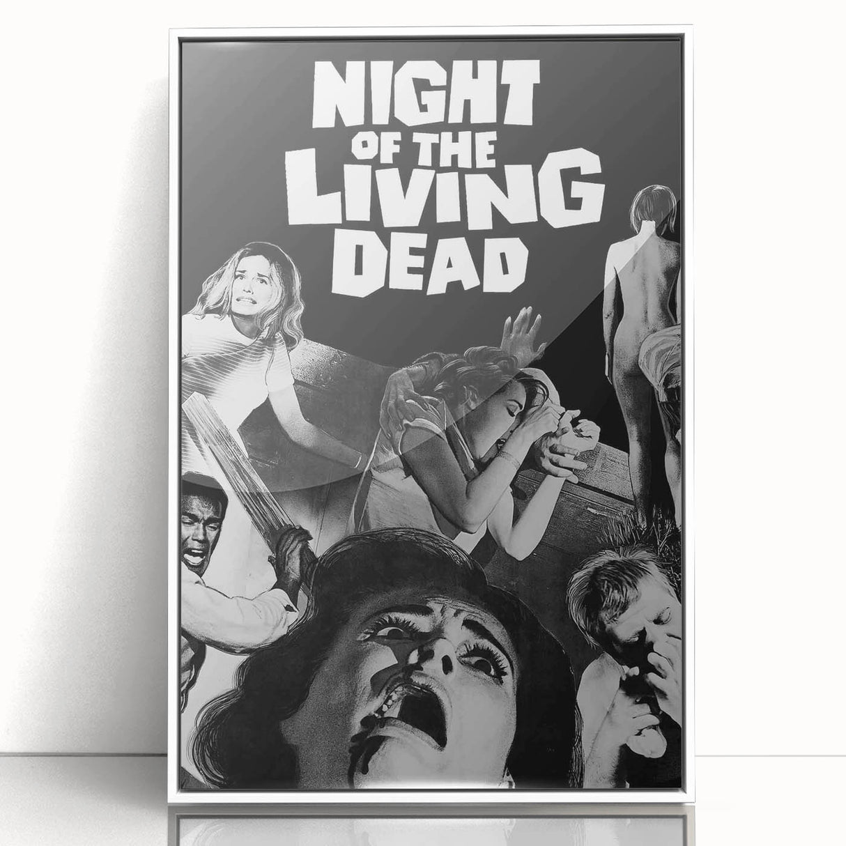 1960s Movie Posters Night of the Living Dead Retro Horror Film Print
