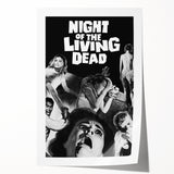 1960s Movie Posters Night of the Living Dead Retro Horror Film Print