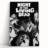 1960s Movie Posters Night of the Living Dead Retro Horror Film Print