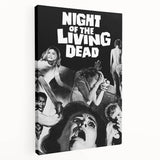1960s Movie Posters Night of the Living Dead Retro Horror Film Print