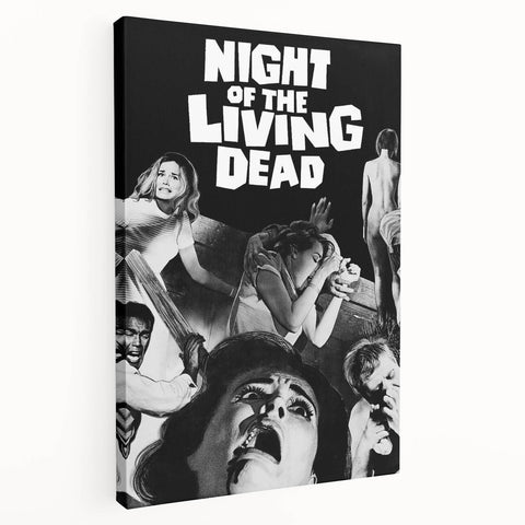 1960s Movie Posters Night of the Living Dead Retro Horror Film Print