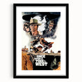 Classic 60s Movie Prints Once Upon a Time in the West Vintage Poster