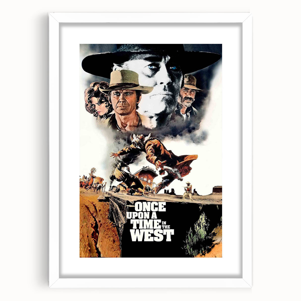 Classic 60s Movie Prints Once Upon a Time in the West Vintage Poster