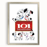 Retro Cinema Art 1960s 101 Dalmatians Vintage Disney Movie Poster
