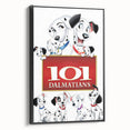 Retro Cinema Art 1960s 101 Dalmatians Vintage Disney Movie Poster