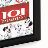 Retro Cinema Art 1960s 101 Dalmatians Vintage Disney Movie Poster