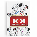 Retro Cinema Art 1960s 101 Dalmatians Vintage Disney Movie Poster