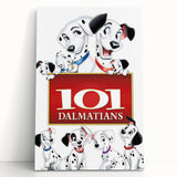 Retro Cinema Art 1960s 101 Dalmatians Vintage Disney Movie Poster