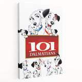 Retro Cinema Art 1960s 101 Dalmatians Vintage Disney Movie Poster