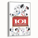 Retro Cinema Art 1960s 101 Dalmatians Vintage Disney Movie Poster