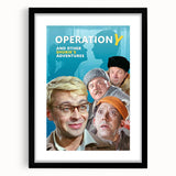 1960s Movie Posters Operation Y Vintage Soviet Comedy Film Print