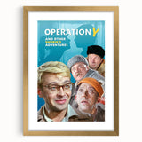 1960s Movie Posters Operation Y Vintage Soviet Comedy Film Print