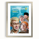 1960s Movie Posters Operation Y Vintage Soviet Comedy Film Print