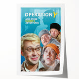 1960s Movie Posters Operation Y Vintage Soviet Comedy Film Print