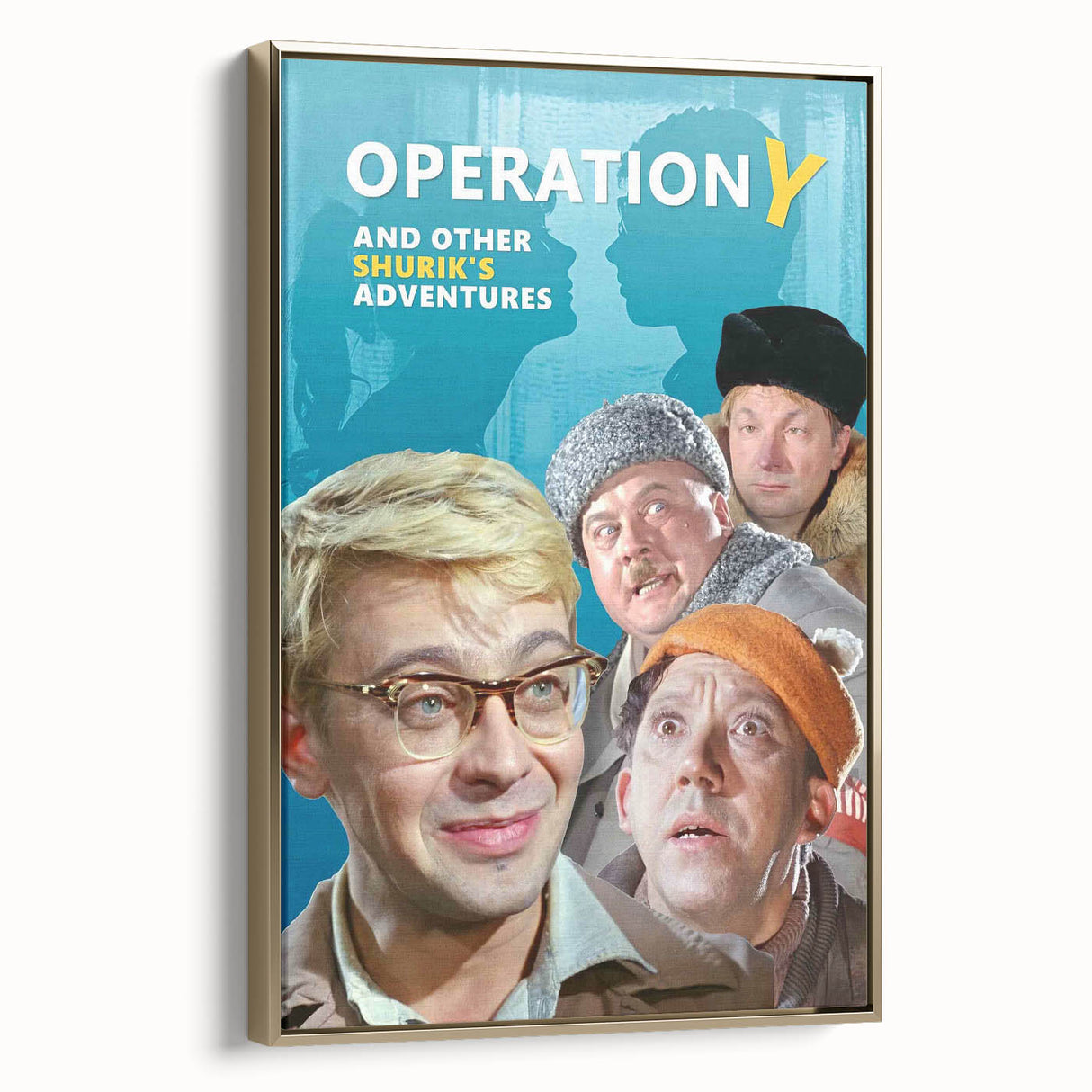 1960s Movie Posters Operation Y Vintage Soviet Comedy Film Print