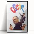 1960s Movie Posters Oscar Vintage French Comedy Film Print