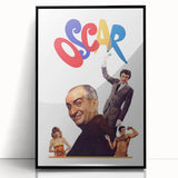 1960s Movie Posters Oscar Vintage French Comedy Film Print