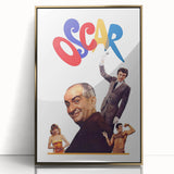 1960s Movie Posters Oscar Vintage French Comedy Film Print