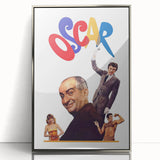 1960s Movie Posters Oscar Vintage French Comedy Film Print