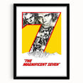 1960s Movie Posters The Magnificent Seven Classic Western Print
