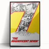 1960s Movie Posters The Magnificent Seven Classic Western Print