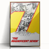 1960s Movie Posters The Magnificent Seven Classic Western Print