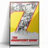 1960s Movie Posters The Magnificent Seven Classic Western Print
