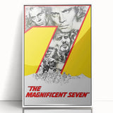 1960s Movie Posters The Magnificent Seven Classic Western Print