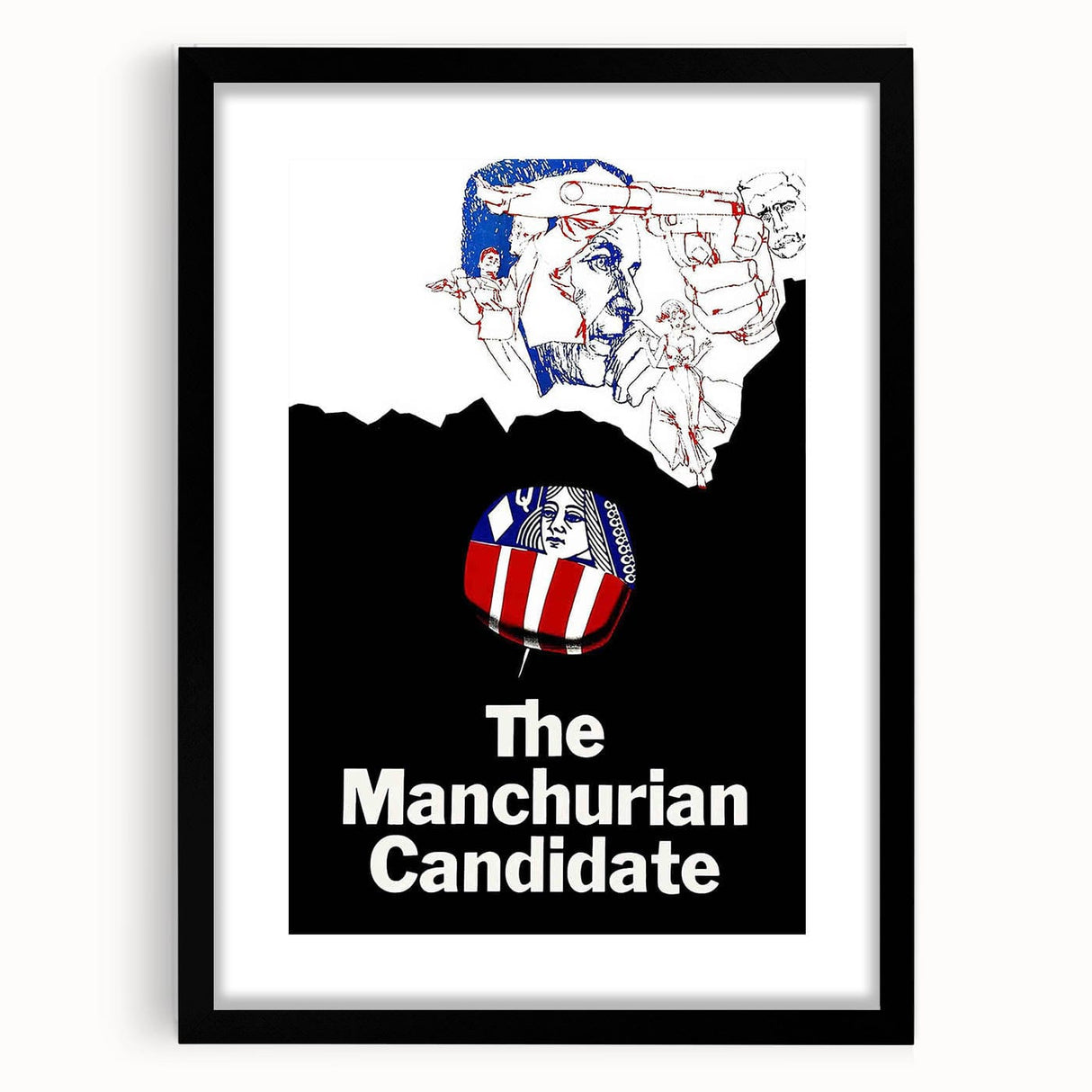 1960s Movie Posters The Manchurian Candidate Vintage Thriller Print