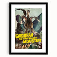 1960s Movie Posters - Ghidorah The Three-Headed Monster | Retro Cinema