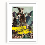 1960s Movie Posters - Ghidorah The Three-Headed Monster | Retro Cinema
