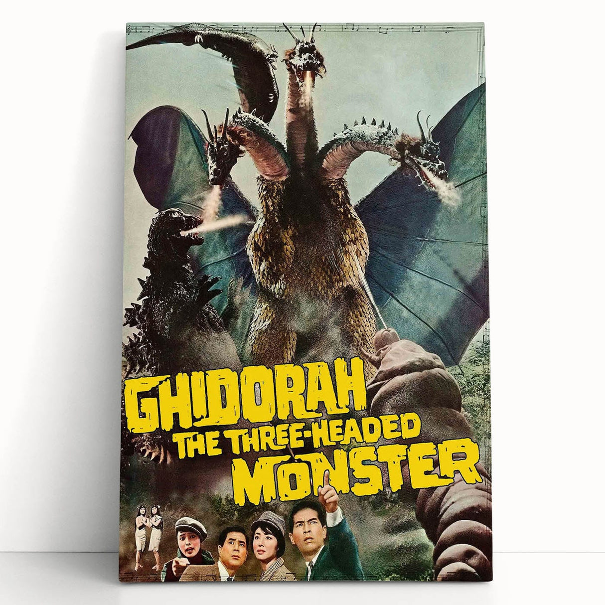 1960s Movie Posters - Ghidorah The Three-Headed Monster | Retro Cinema