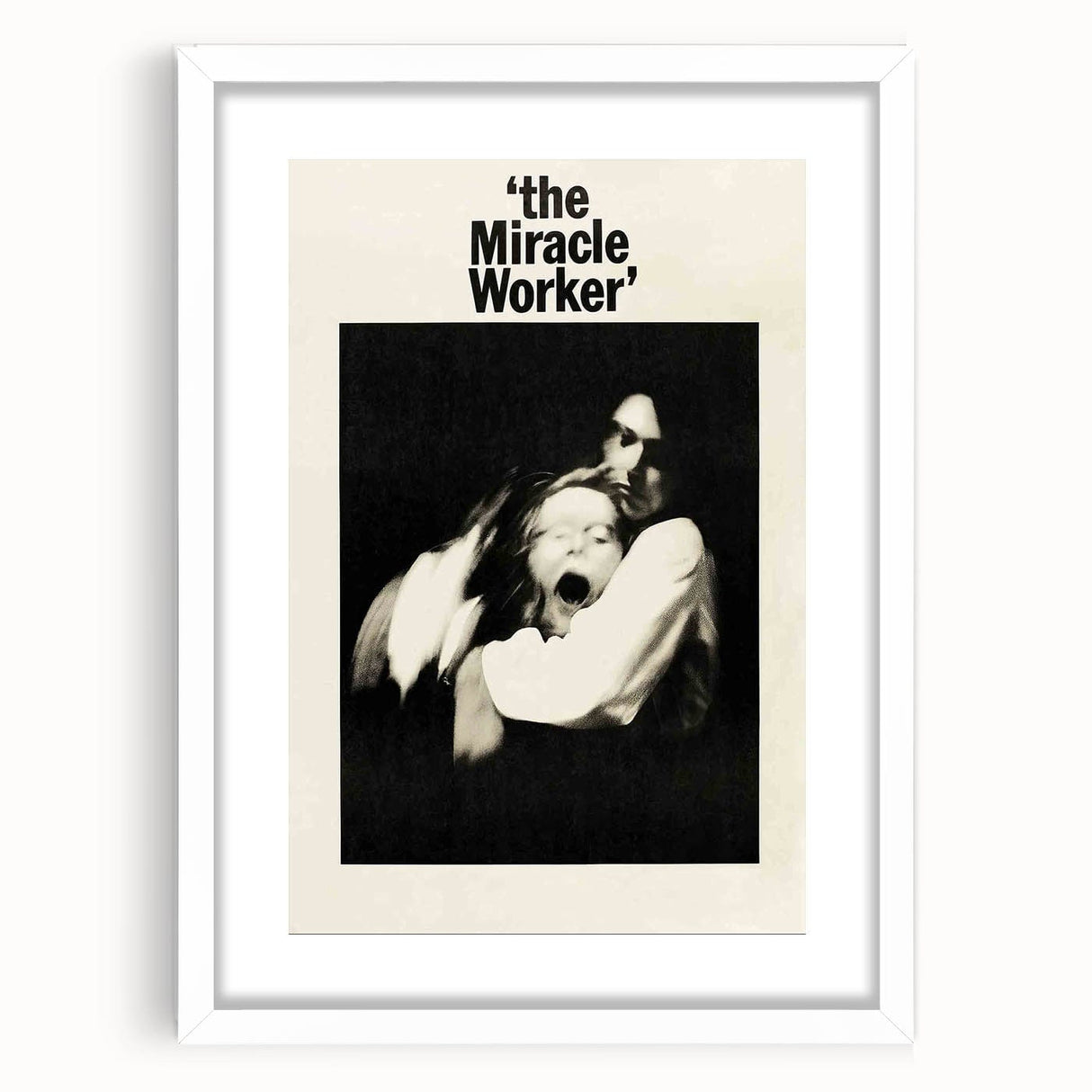 1960s Movie Posters The Miracle Worker Classic Drama Vintage Print