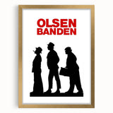 1960s Movie Posters Olsen Banden Classic Danish Comedy Print