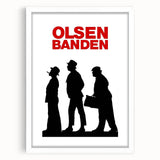 1960s Movie Posters Olsen Banden Classic Danish Comedy Print