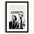 1970s Vintage Movie Poster All the President’s Men Classic Art