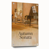 1970s Vintage Movie Poster Autumn Sonata Classic Drama Art